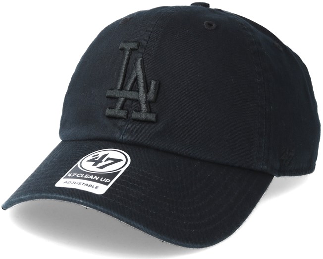 Los Angeles Dodgers Clean Up Black Adjustable - 47 Brand ...